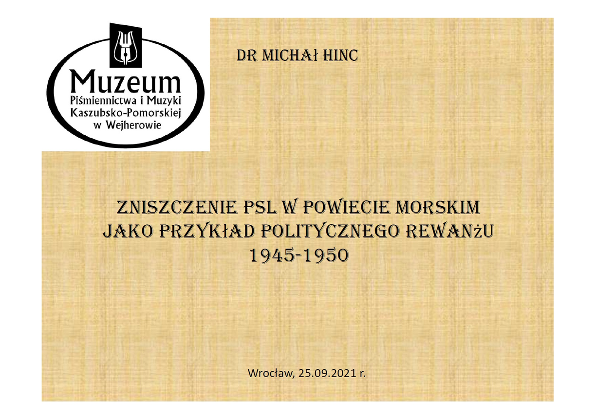 Zdjęcie do newsa Odwet, zemsta, rewanż. Muzeum obecne na konferencji