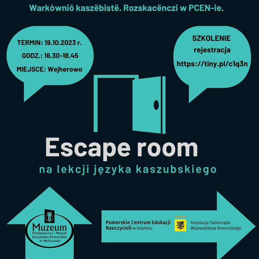 Zdjęcie do newsa Escape room na lekcji kaszubskiego. Muzeum poleca!