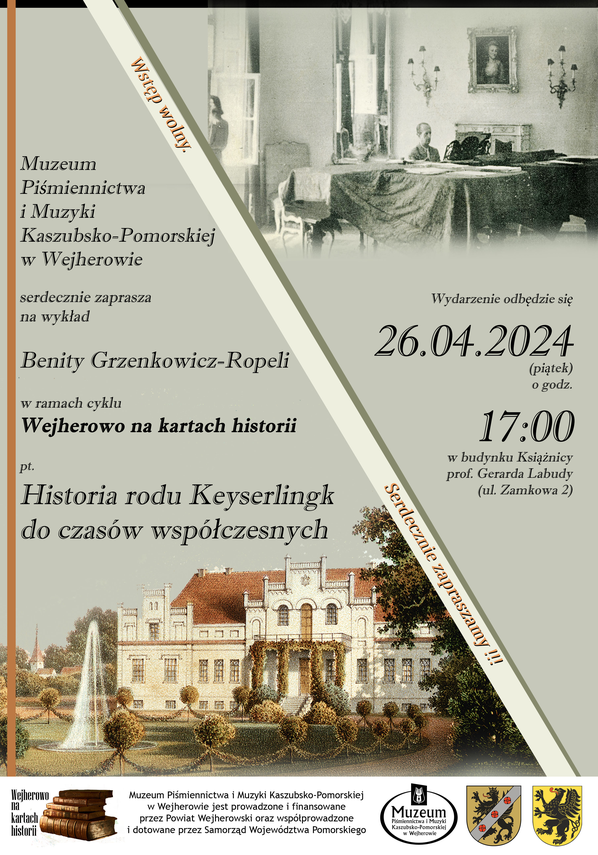 Zdjęcie do newsa Historia rodu Keyserlingk do czasów współczesnych. Zapraszamy na wykład