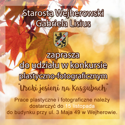 Plakat uroki jesieni na kaszubach