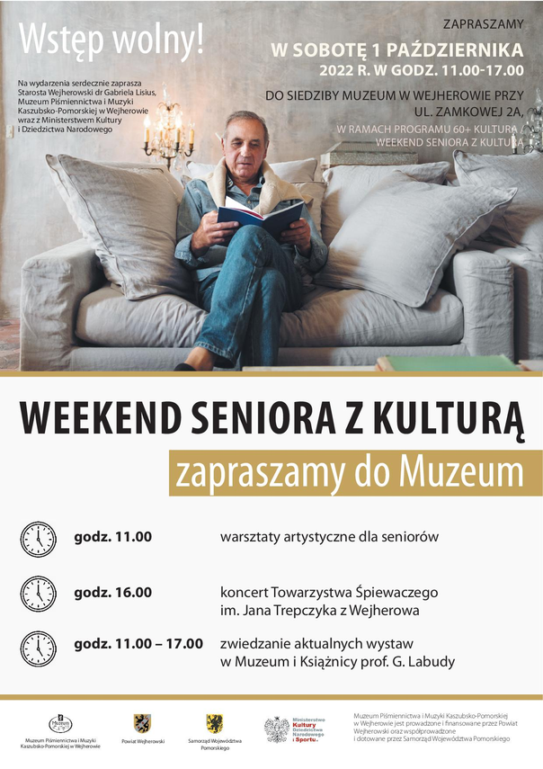 Zdjęcie do newsa Weekend seniora z kulturą. Zapraszamy do Muzeum