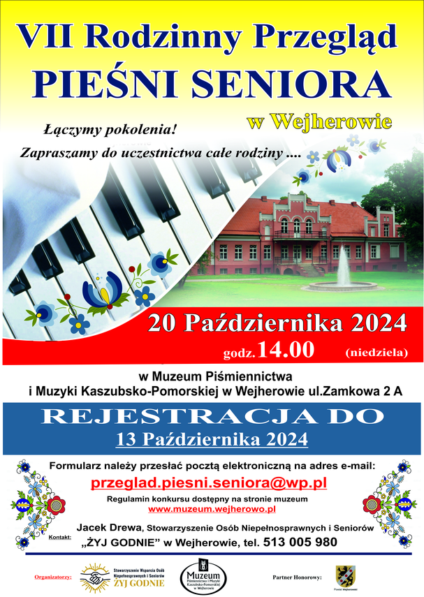 Zdjęcie do newsa VII Rodzinny Przegląd Pieśni Seniora
