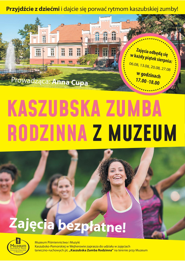Zdjęcie do newsa Kaszubska Zumba Rodzinna z MUZEUM. Zapraszamy!
