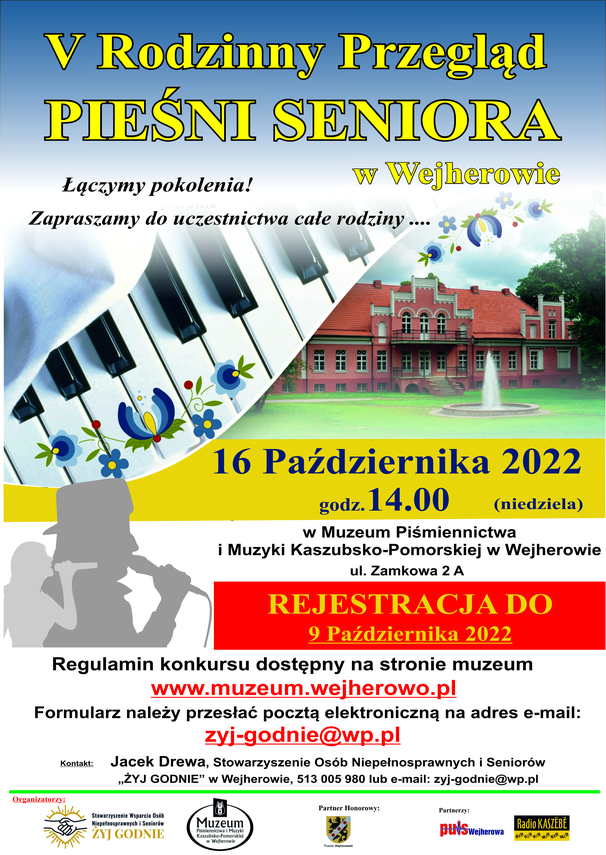 Zdjęcie do newsa Przegląd Pieśni Seniora. Zgłoś się i zaśpiewaj!