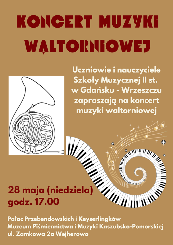 Zdjęcie do newsa Koncert muzyki waltorniowej. Zapraszamy!