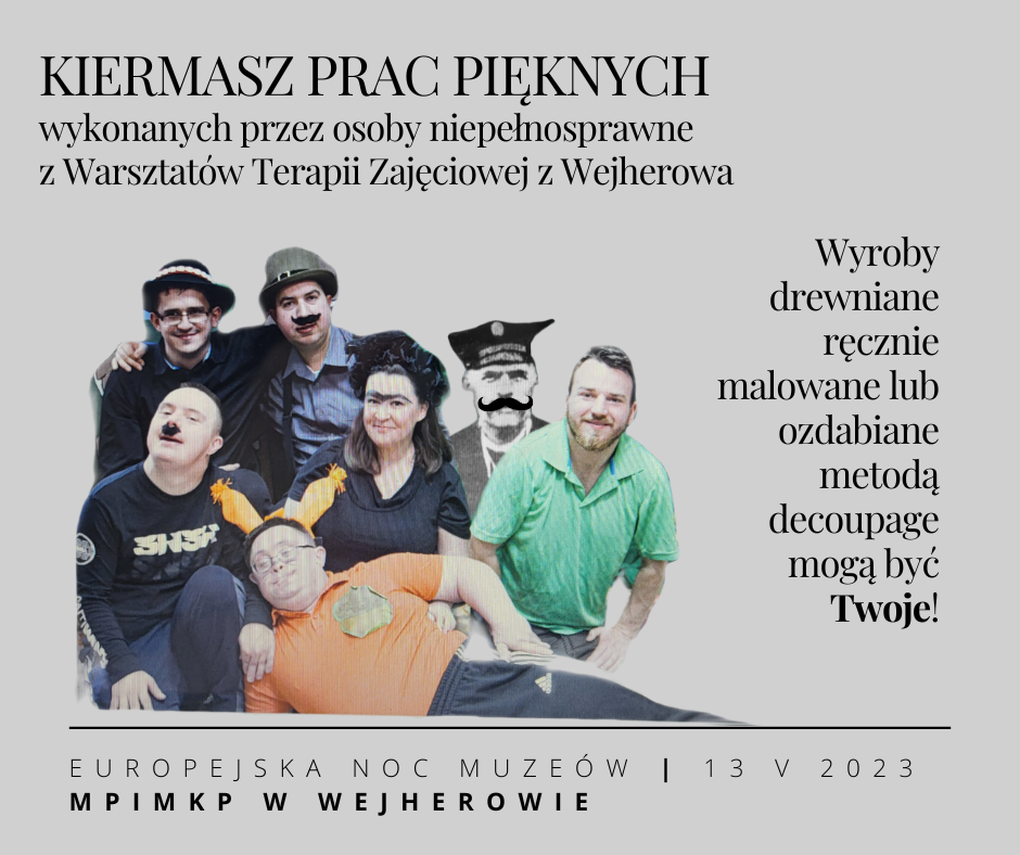 Zdjęcie do newsa Noc w wejherowskim Muzeum 2023. Kiermasz pięknych prac