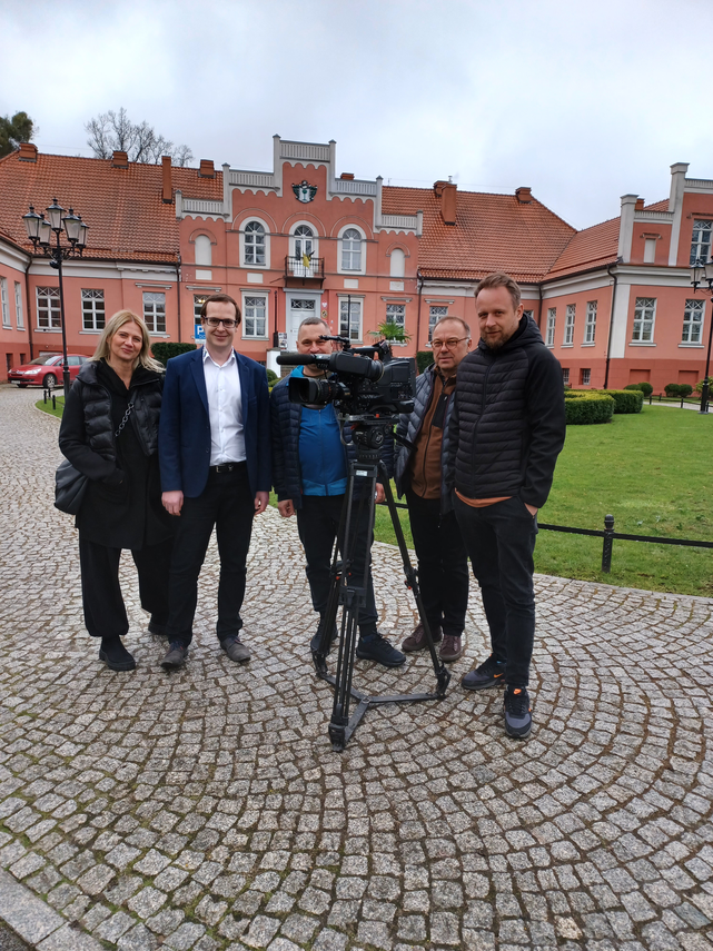 Zdjęcie do newsa Telewizja Polska w murach Pałacu Przebendowskich i Keyserlingków