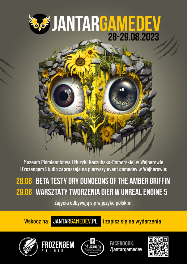 Zdjęcie do newsa Pòdzemia Jantarowégò Grifa – beta testy i warsztaty tworzenia gier