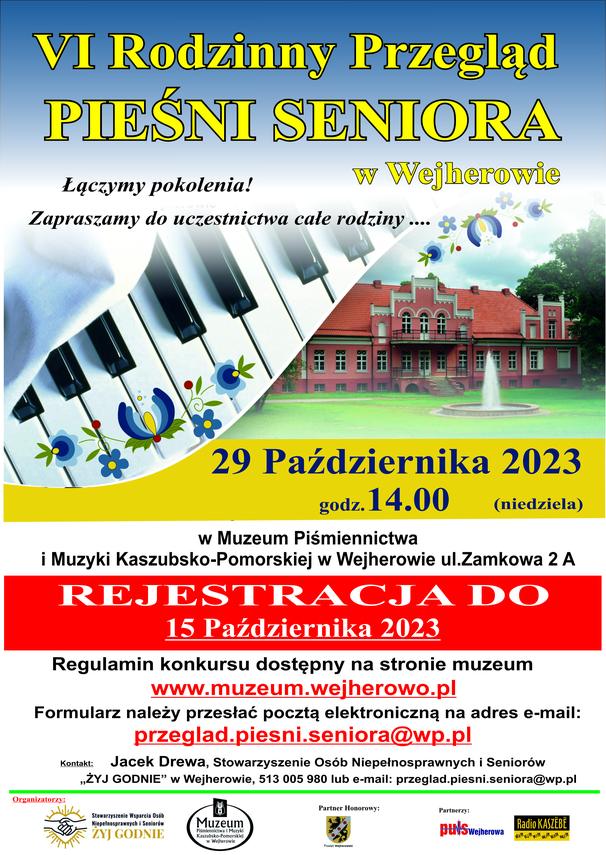 Zdjęcie do newsa PRZEGLĄD PIEŚNI SENIORA