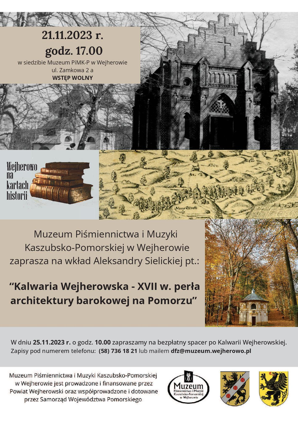 Zdjęcie do newsa Kalwaria Wejherowska. Zapraszamy na wykład